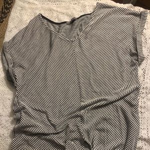 Black and white striped shirt